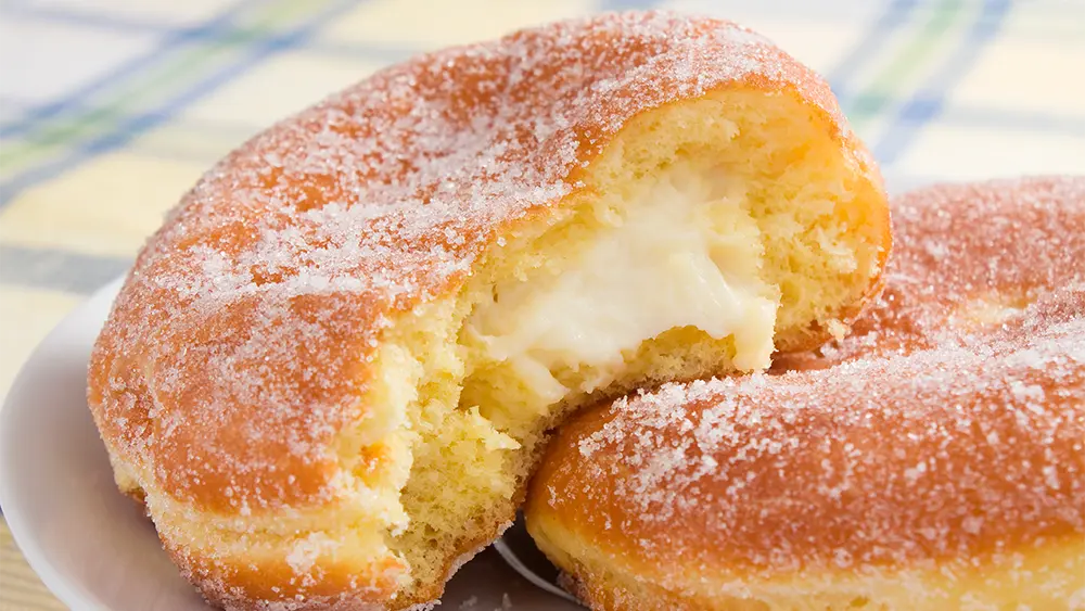 Soft and Delicious Fried Cheese Donuts
